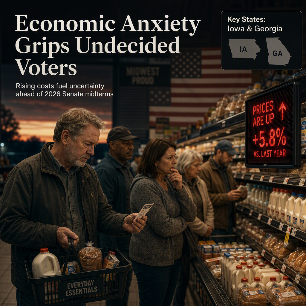 Undecided Voters in Key Senate Races Express Deep Economic Anxiety Ahead of 2026 Midterms