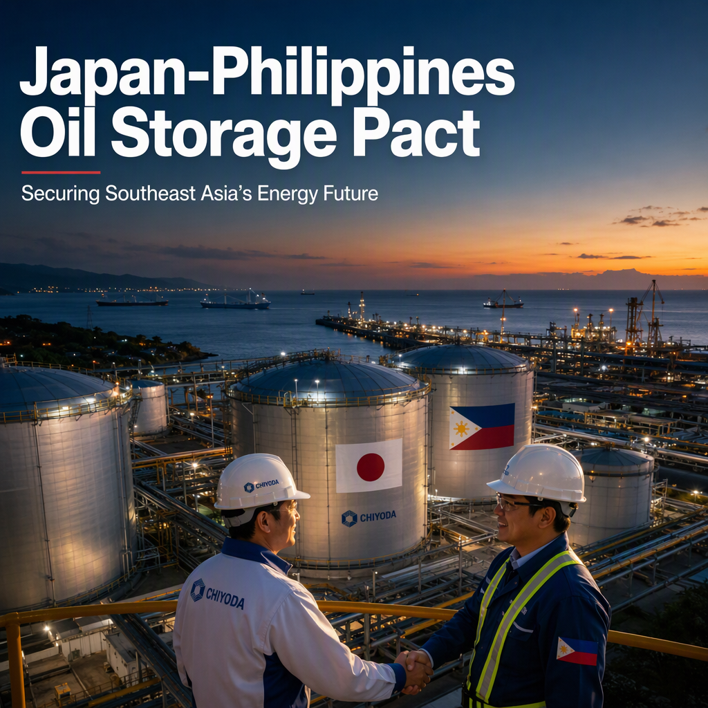 Japan's Chiyoda Partners with Philippines to Boost Oil Storage Amid Energy Emergency