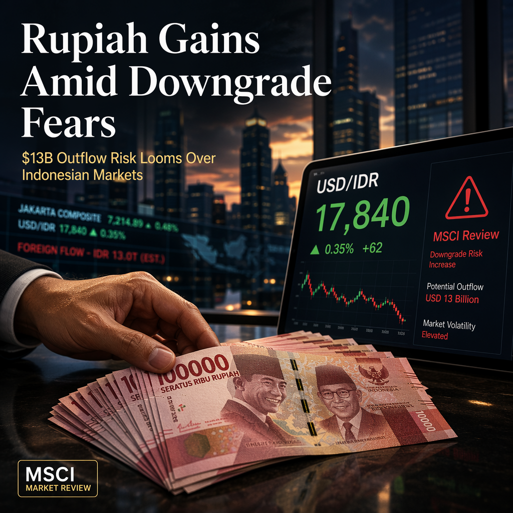 Indonesian Rupiah Rises Despite MSCI Downgrade Fears and $13 Billion Outflow Risk