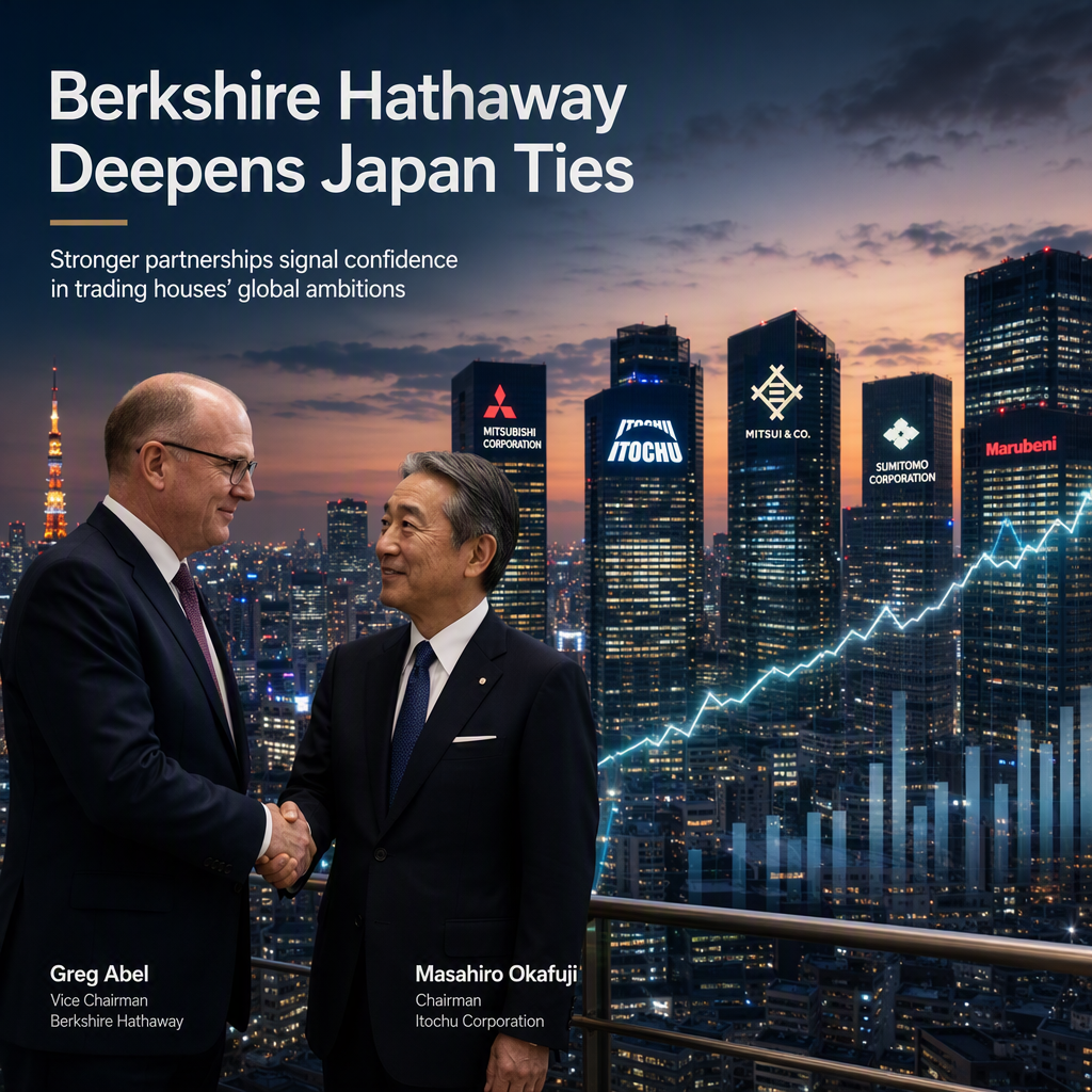 Berkshire Hathaway Signals Intent to Boost Stakes in Japan’s Top Trading Houses, Receives Warm Welcome from Itochu